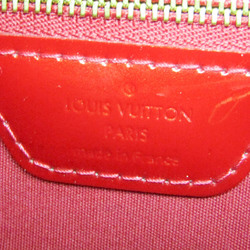 Louis Vuitton Monogram Vernis Wilshire PM M93642 Women's Handbag Pomme D'amour