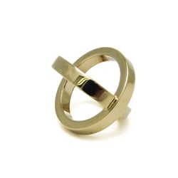 Hermes Metal Scarf Ring Gold Cosmos