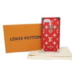 Louis Vuitton Monogram Monogram Eclipse Phone Bumper For IPhone 7 Plus Red Color,Silver Eye Trunk Supreme Collaboration M67758