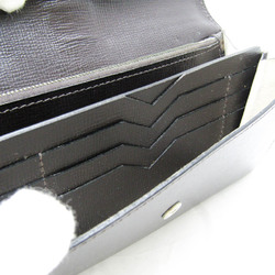 Valextra Punch Long Wallet With Coin Purse/3 Cards V9U14 Women,Men  Calfskin Long Wallet (bi-fold) Dark Brown
