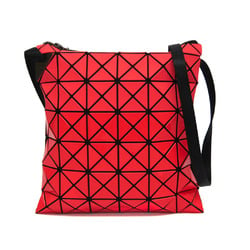 Bao Bao Issey Miyake PRISM BB81-AG547 Women's Polyvinyl Shoulder Bag,Tote Bag Black,Red Color
