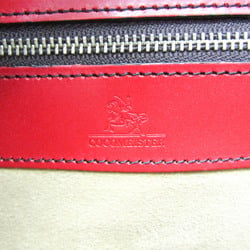 COCOMEISTER Women,Men Leather Clutch Bag Red Color
