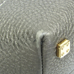 Loewe Anagram Women's Leather Handbag Metallic Gray