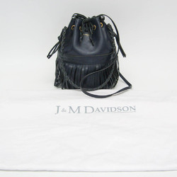 J&M Davidson Carnival Women's Leather Shoulder Bag,Tote Bag Navy