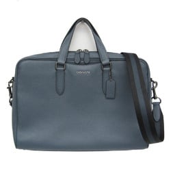 Coach Graham Structured C8174 Men's Leather Briefcase,Shoulder Bag Navy