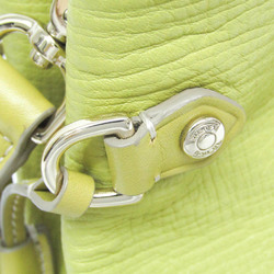 Tumi MINI BUCKET 49701SWP Women's Leather Shoulder Bag,Tote Bag Green,Yellow