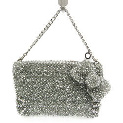 Anteprima HELLO KITTY Chain Women's Wire Handbag,Pouch Clear,Silver
