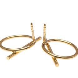 Hermes Echappee Earrings No Stone Rose Gold (18K) Stud Earrings Rose Gold