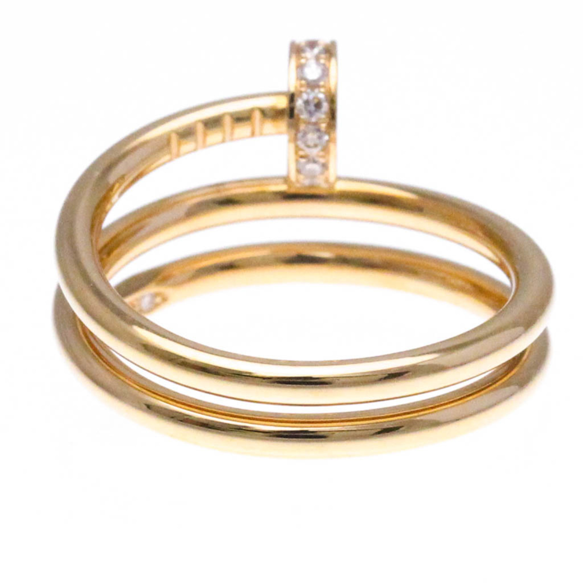 Cartier Juste Un Clou B4210850 Pink Gold (18K) Fashion Diamond Band Ring Pink Gold