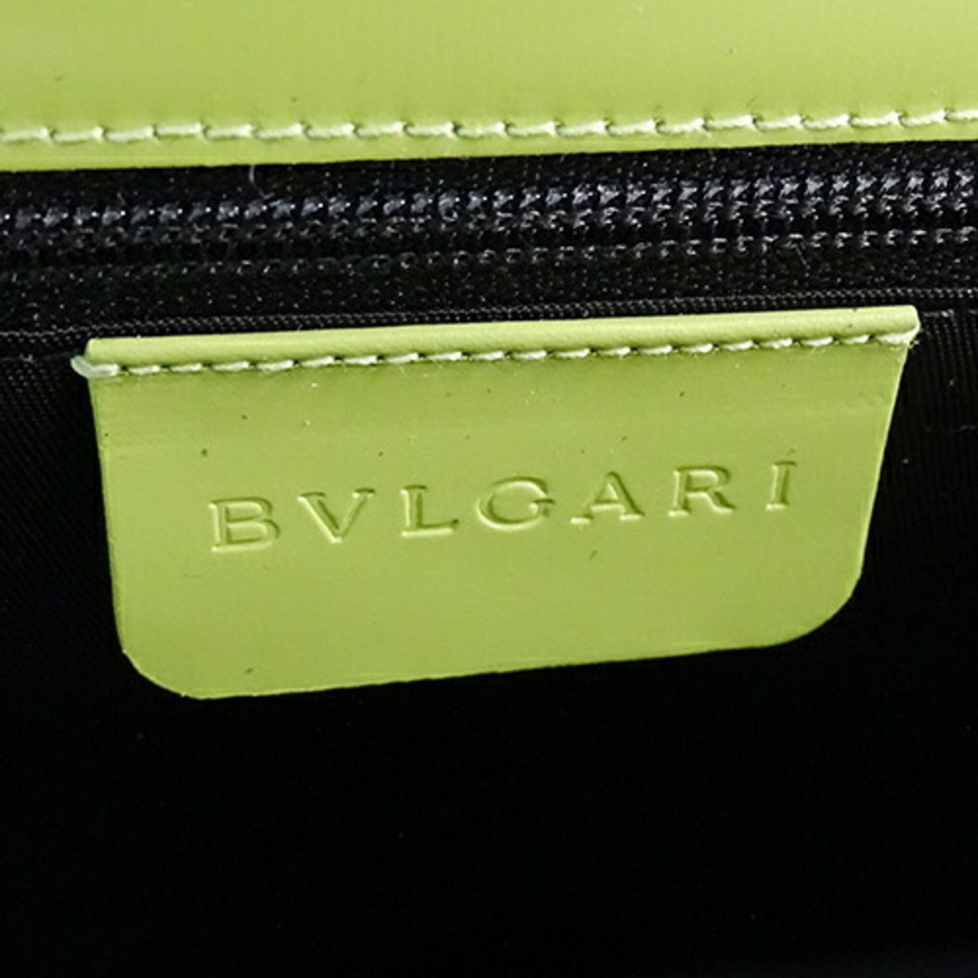 Bulgari BVLGARI bag ladies brand handbag one shoulder nylon leather blue green white pink