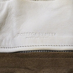 Bottega Veneta BOTTEGAVENETA Bag Women's Brand Shoulder Leather White 249121 Stitching