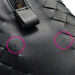 Bottega Veneta BOTTEGAVENETA Bag Men's Brand Clutch Second Handbag Leather Intrecciato Black 244706