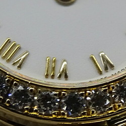 Chopard Watch Ladies Brand Classic Diamond Quartz QZ 750YG Solid Gold 10/5895 White Round Manufacturer Repaired