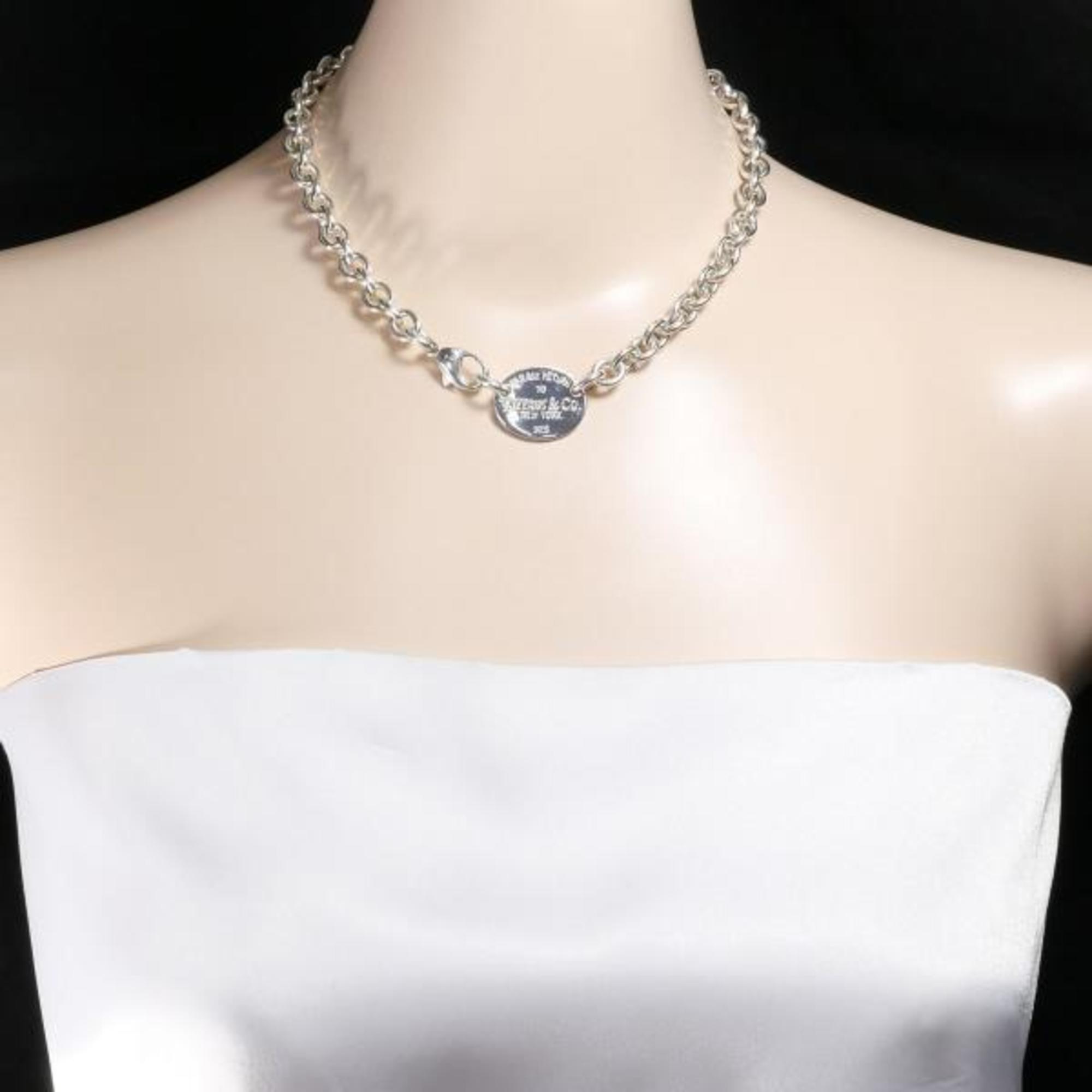 Tiffany Return Toe Silver Necklace Bag Total Weight Approx. 51.8g 39cm Jewelry