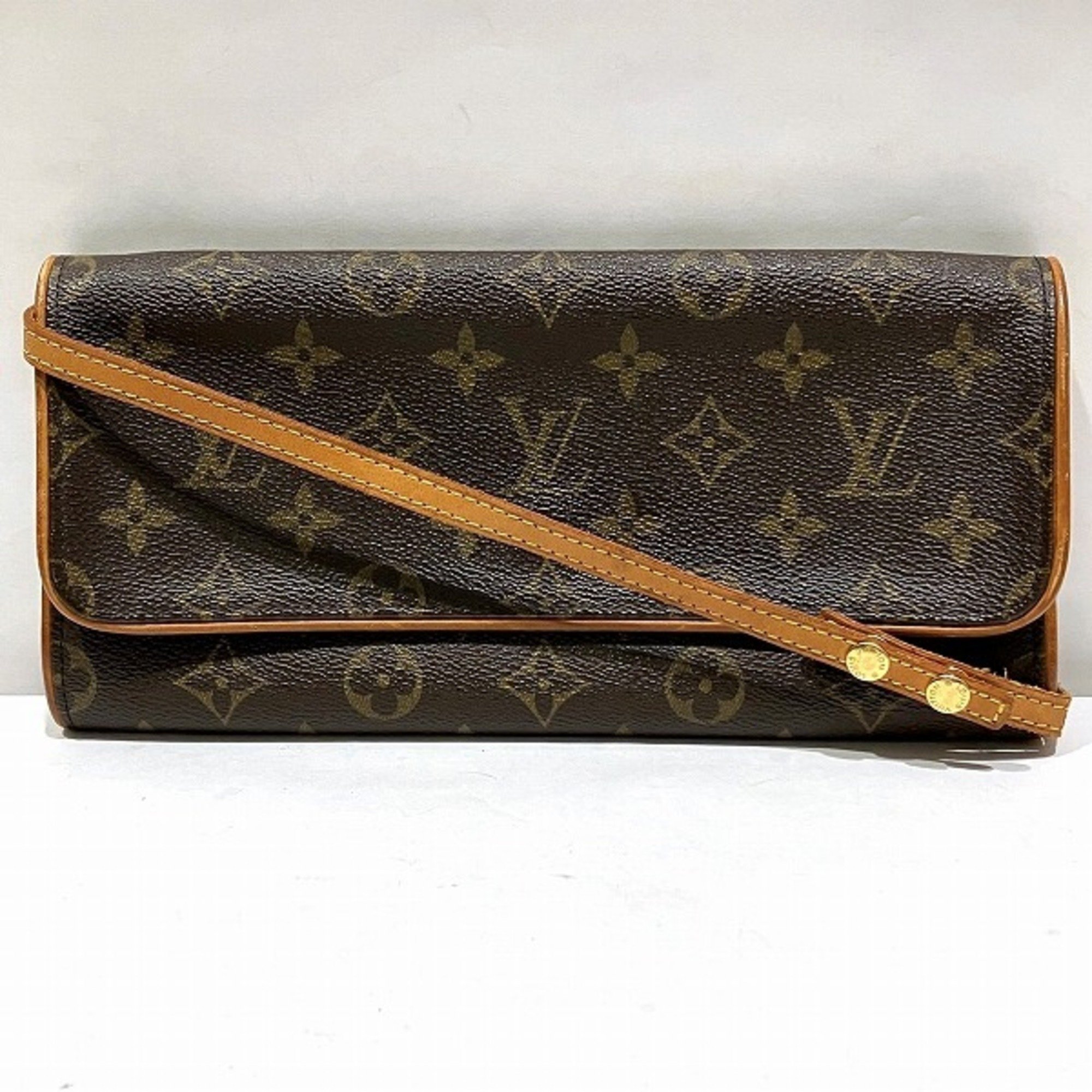 Louis Vuitton Monogram Pochette Twin GM M51852 Bag Shoulder Women's