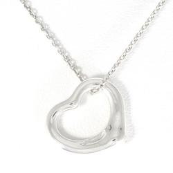 Tiffany Open Heart Silver Necklace Bag Total Weight Approx. 3.1g 42cm Jewelry
