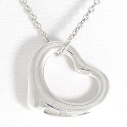 Tiffany Open Heart Silver Necklace Bag Total Weight Approx. 3.1g 42cm Jewelry
