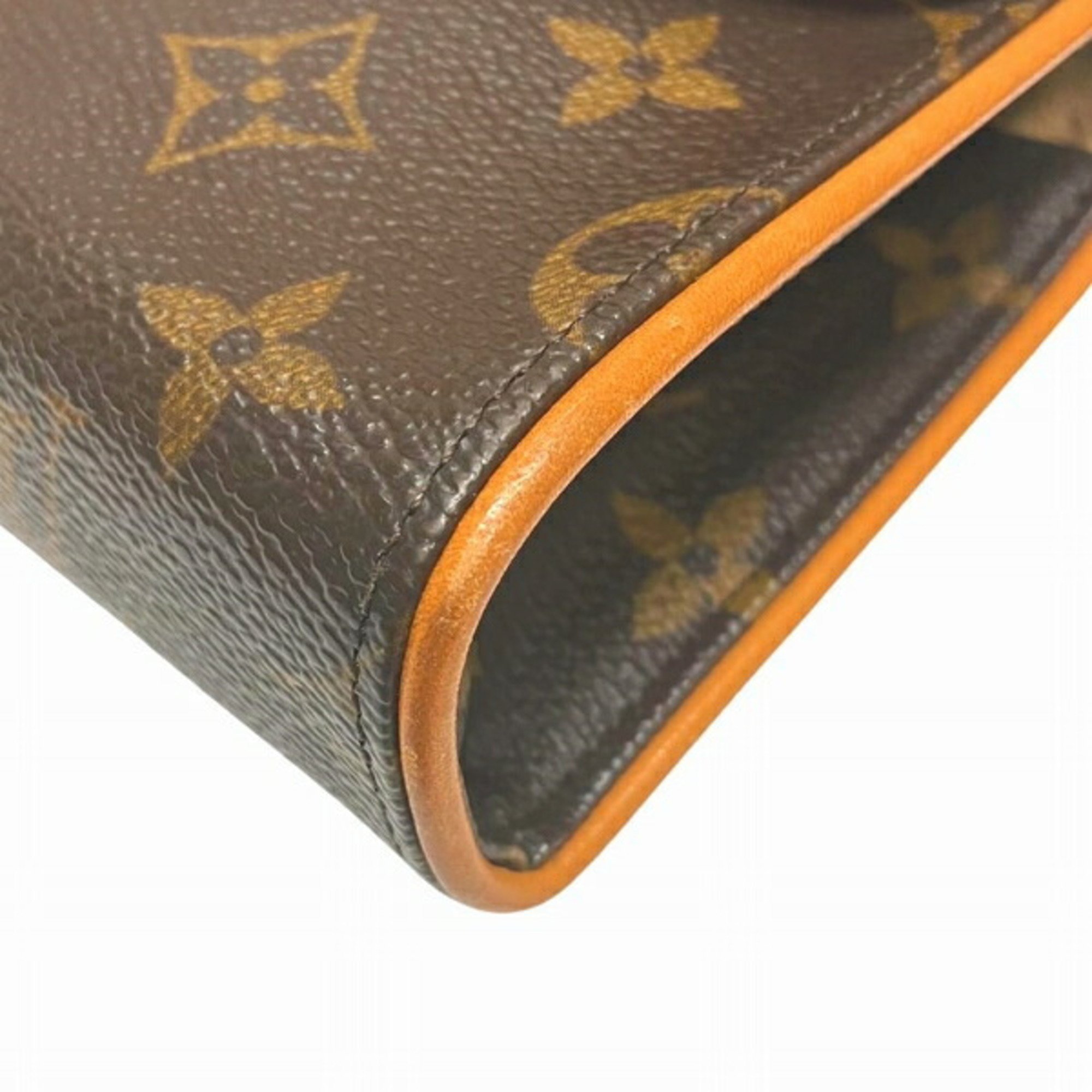 Louis Vuitton Monogram Pochette Florentine M51855 XS Bag Clutch Body Ladies