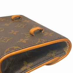 Louis Vuitton Monogram Pochette Florentine M51855 XS Bag Clutch Body Ladies