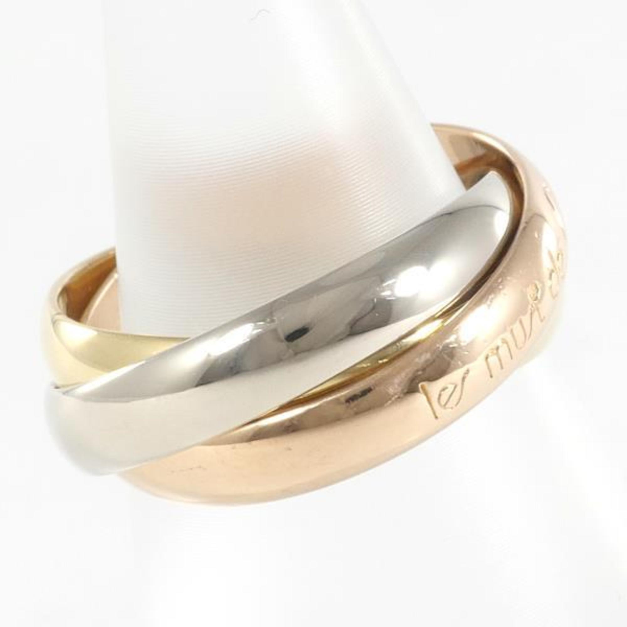 Cartier Trinity K18YGWGPG Ring Total Weight Approx. 6.1g Jewelry
