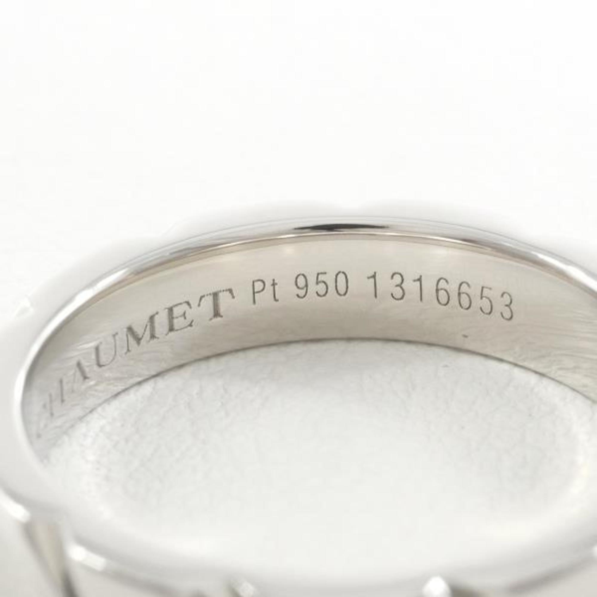 Chaumet PT950 Ring Total Weight Approx. 7.8g Jewelry