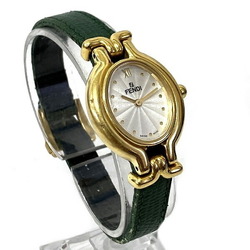 FENDI 640L Quartz Change Belt Clock Watch Ladies