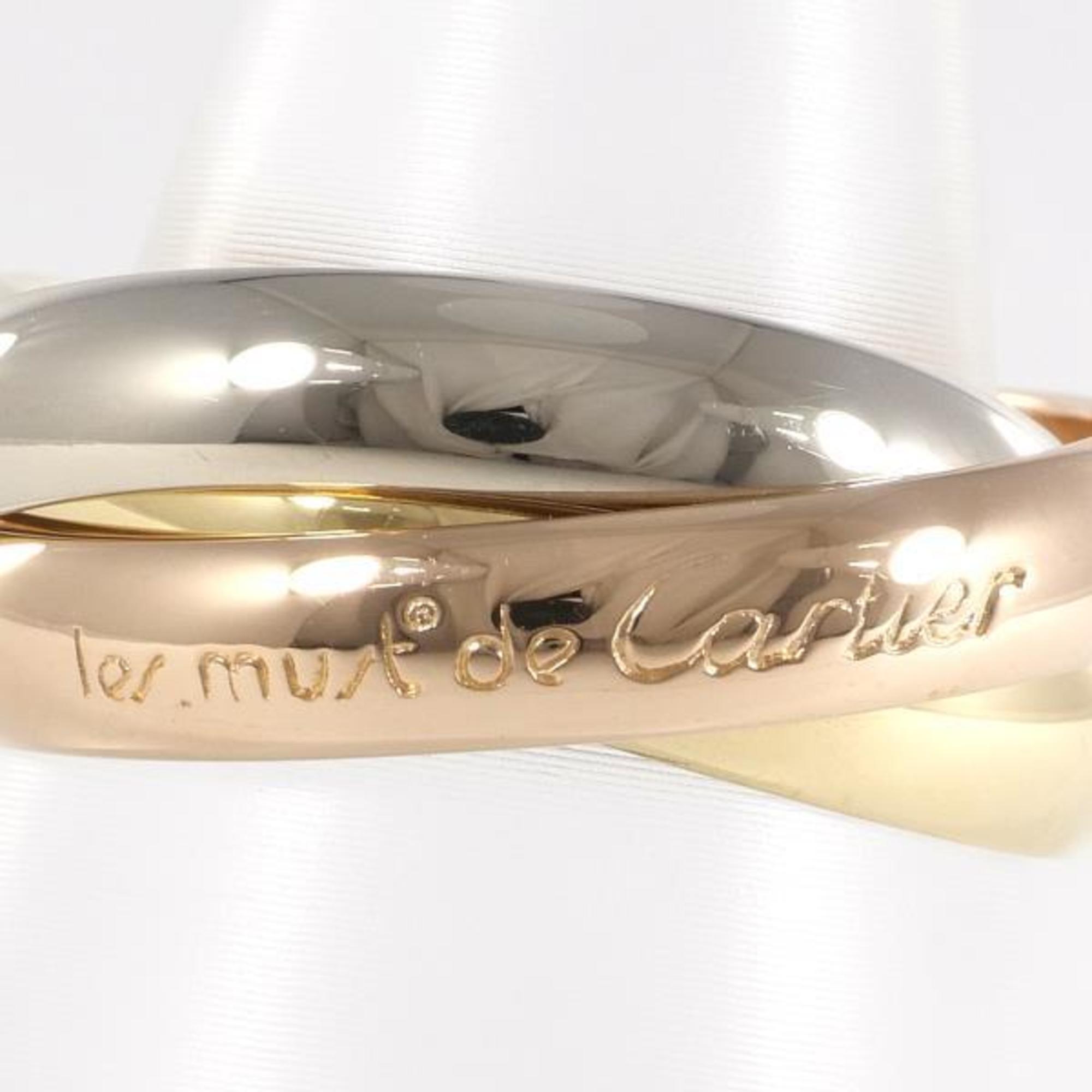 Cartier Trinity K18YGWGPG Ring Total Weight Approx. 7.3g Jewelry