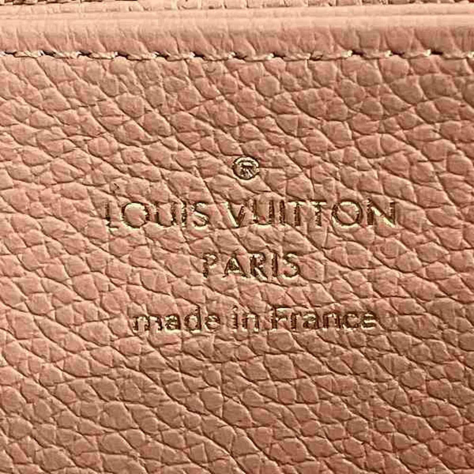 Louis Vuitton Monogram Empreinte M81645 Zippy Wallet Rose Trianon Long Women's