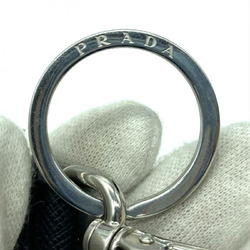 PRADA Leather Key Ring 2PP68T Prada Black