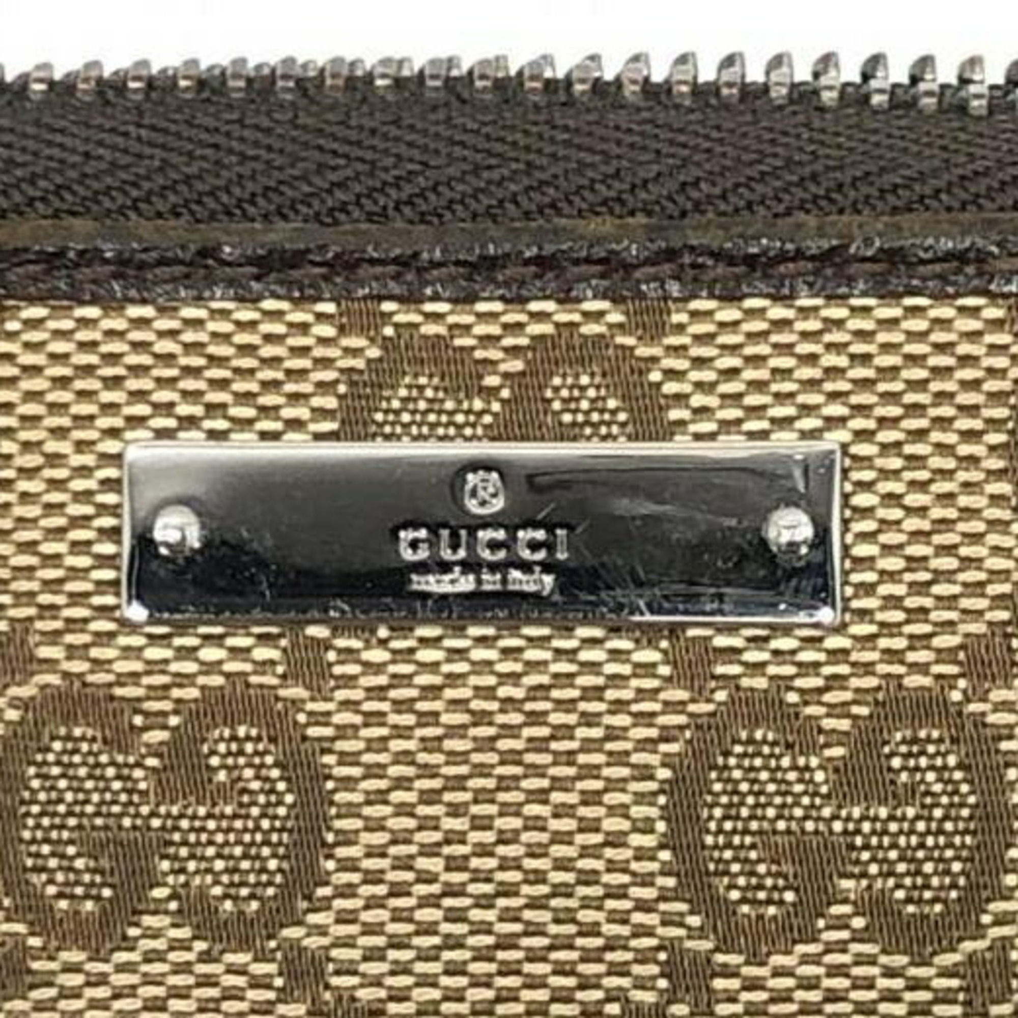 GUCCI Metal Bar Guccisima Round Wallet 307980 Gucci