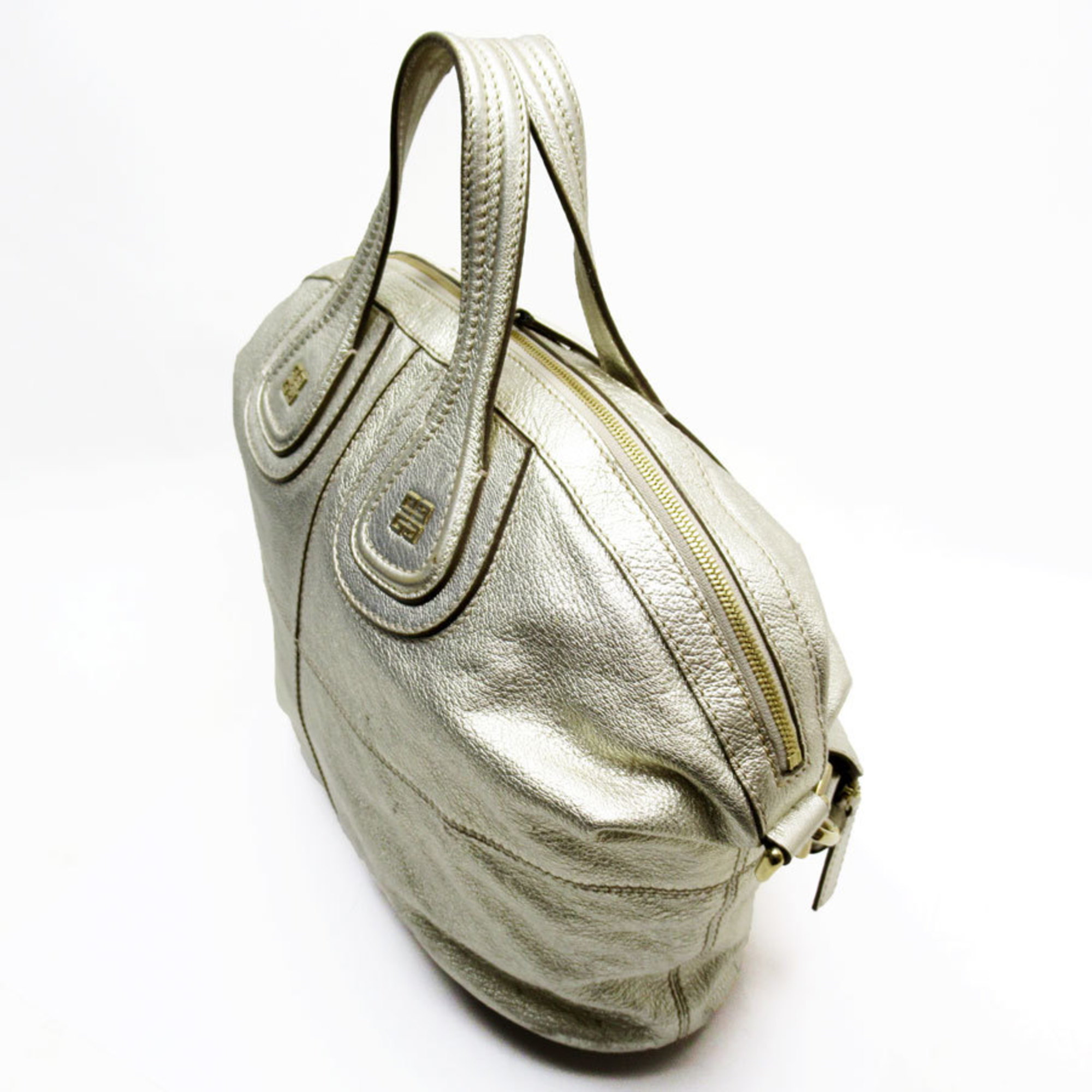 Givenchy GIVENCHY Handbag Shoulder Bag Nightingale Leather Gold Women's