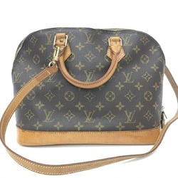 LOUIS VUITTON Alma Handbag M51130 with Strap Louis Vuitton Monogram