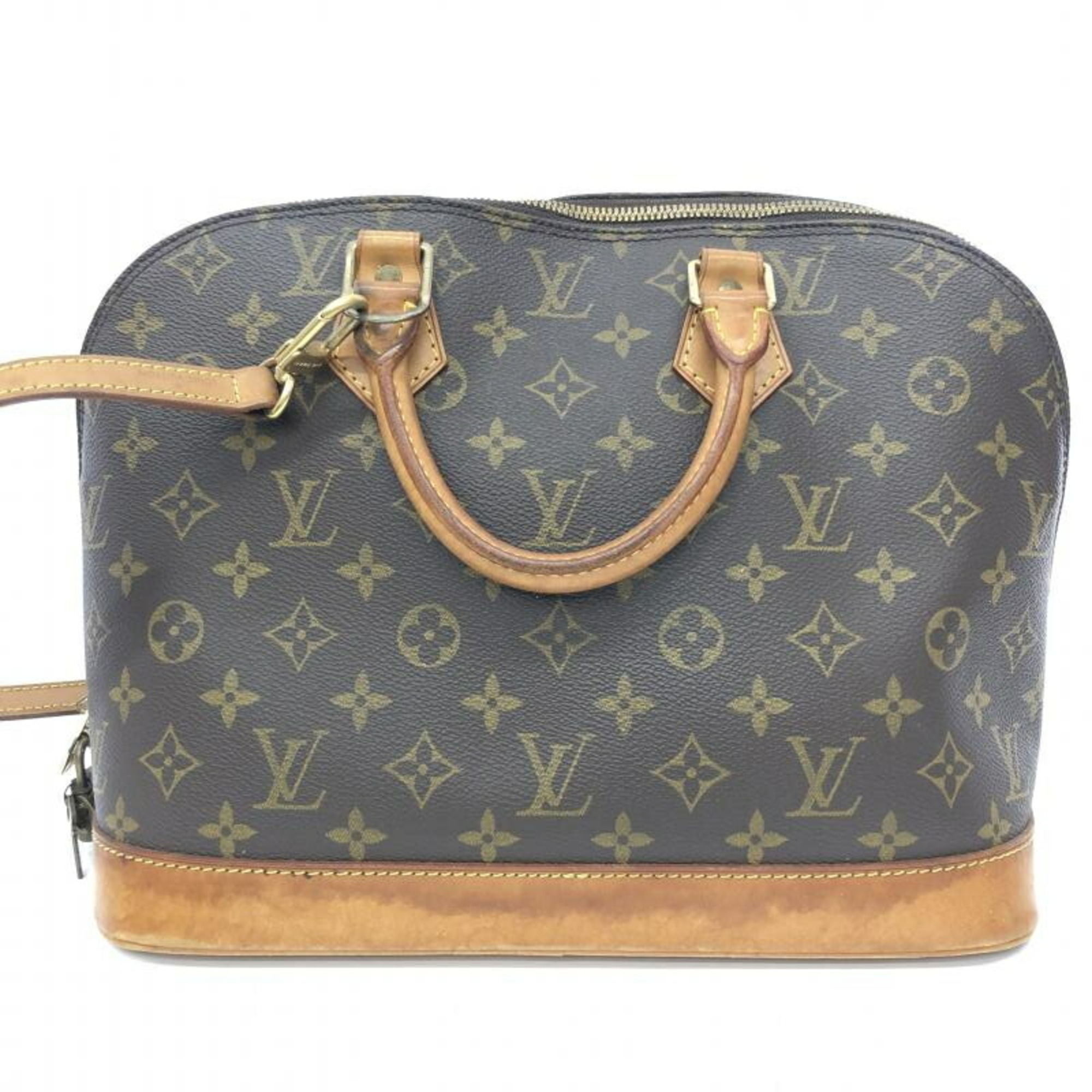 LOUIS VUITTON Alma Handbag M51130 with Strap Louis Vuitton Monogram