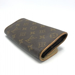 LOUIS VUITTON Pochette Florentine M51855 Brown Monogram Louis Vuitton