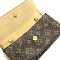 LOUIS VUITTON Pochette Florentine M51855 Brown Monogram Louis Vuitton