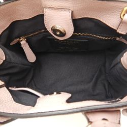 BURBERRY Small Banner 4023713 Handbag Leather x Canvas Pink Nova Check 251521