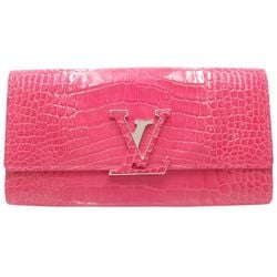 LOUIS VUITTON Portefeuille Capucines Long Wallet Special Order Pink 180329