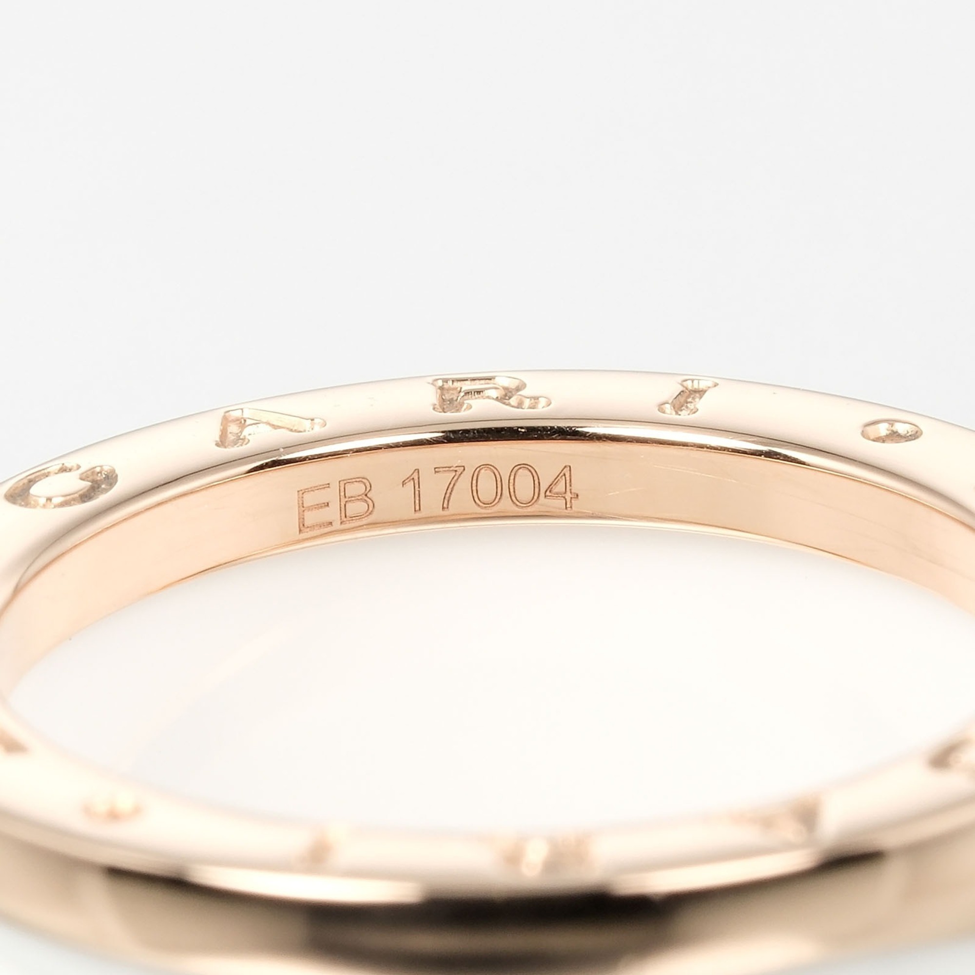 Bvlgari BVLGARI B.Zero1 4 Band No. 12 Ring B Zero One K18 PG Pink Gold Ceramic Approx. 10.41g I122924054