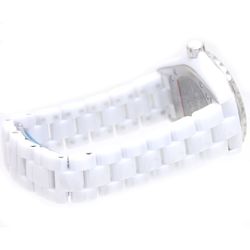 CHANEL J12 Late Model H0968 White Ceramic x Stainless Steel Ladies 39352 Watch