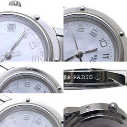 HERMES Clipper Nacre CL4.210.212 3796 Old Buckle Stainless Steel Ladies 130096 Watch