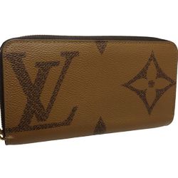 LOUIS VUITTON Zippy Wallet M69353 Long Monogram Giant Reverse Brown 180258