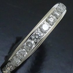 TIFFANY&Co. Tiffany Half Circle Diamond Ring 11 Diamonds Pt950 Platinum 291385