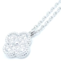 Van Cleef & Arpels Sweet Alhambra Necklace Diamond VCAR085900 K18WG White Gold 291345