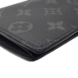 LOUIS VUITTON Portefeuil Brazza M61697 Long Wallet Monogram Eclipse Black 180293