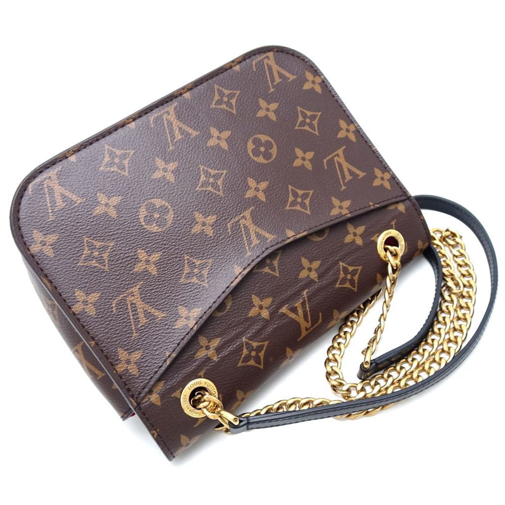 LOUIS VUITTON Monogram Passy M45592 Shoulder Bag Brown 351055