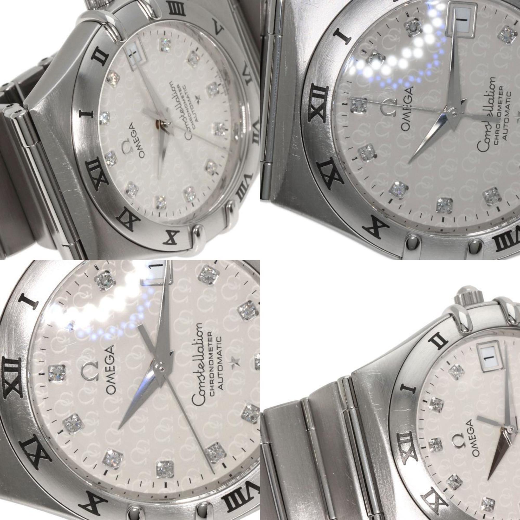 Omega 1504.35 Constellation 50th Anniversary 11P Diamond Watch Stainless Steel SS Men's OMEGA