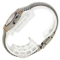Seiko 1E70-3B90 Credor Diamond Watch Stainless Steel SS SSxK18PG Ladies SEIKO