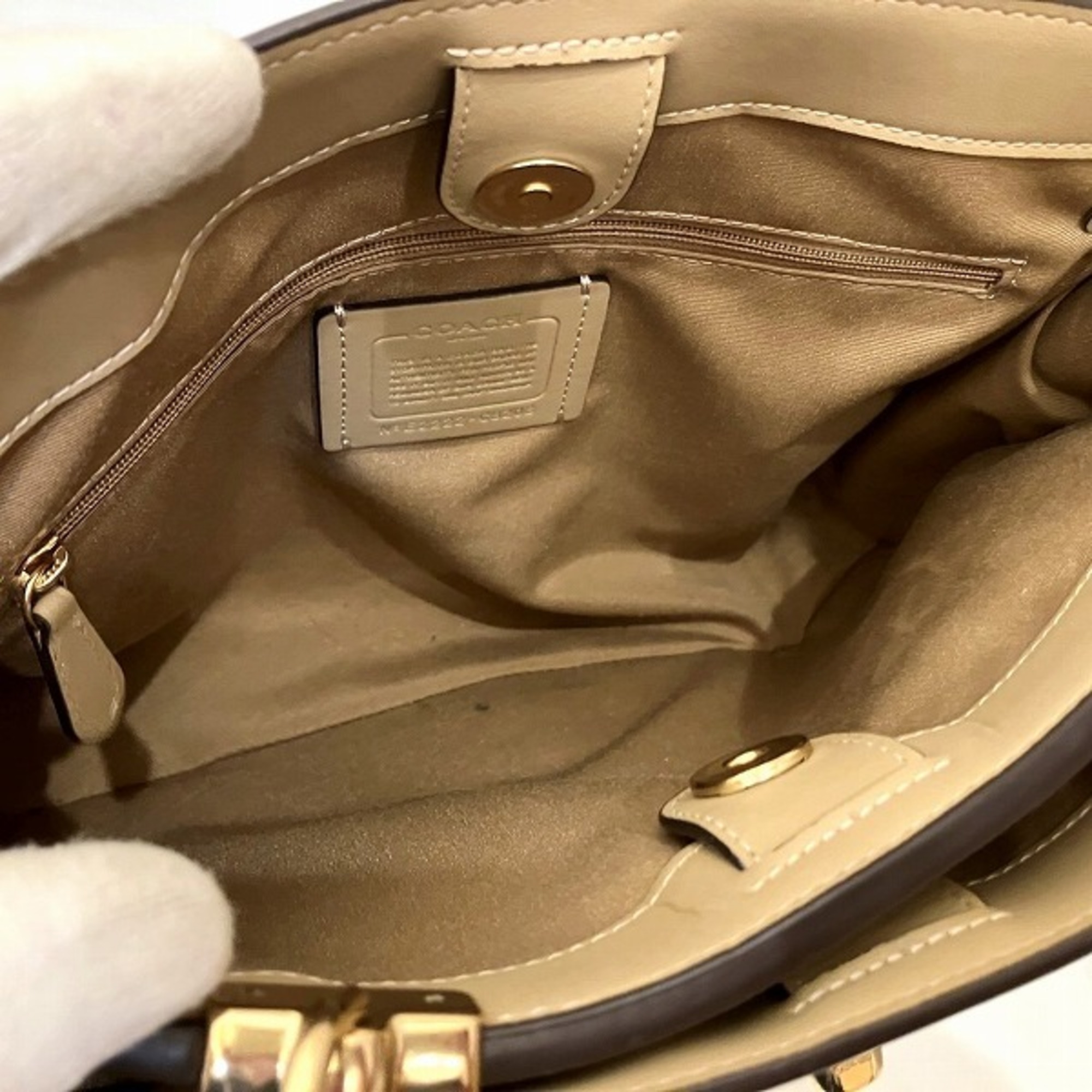 Coach COACH Signature C8208 2WAY Shoulder Bag Handbag Ladies