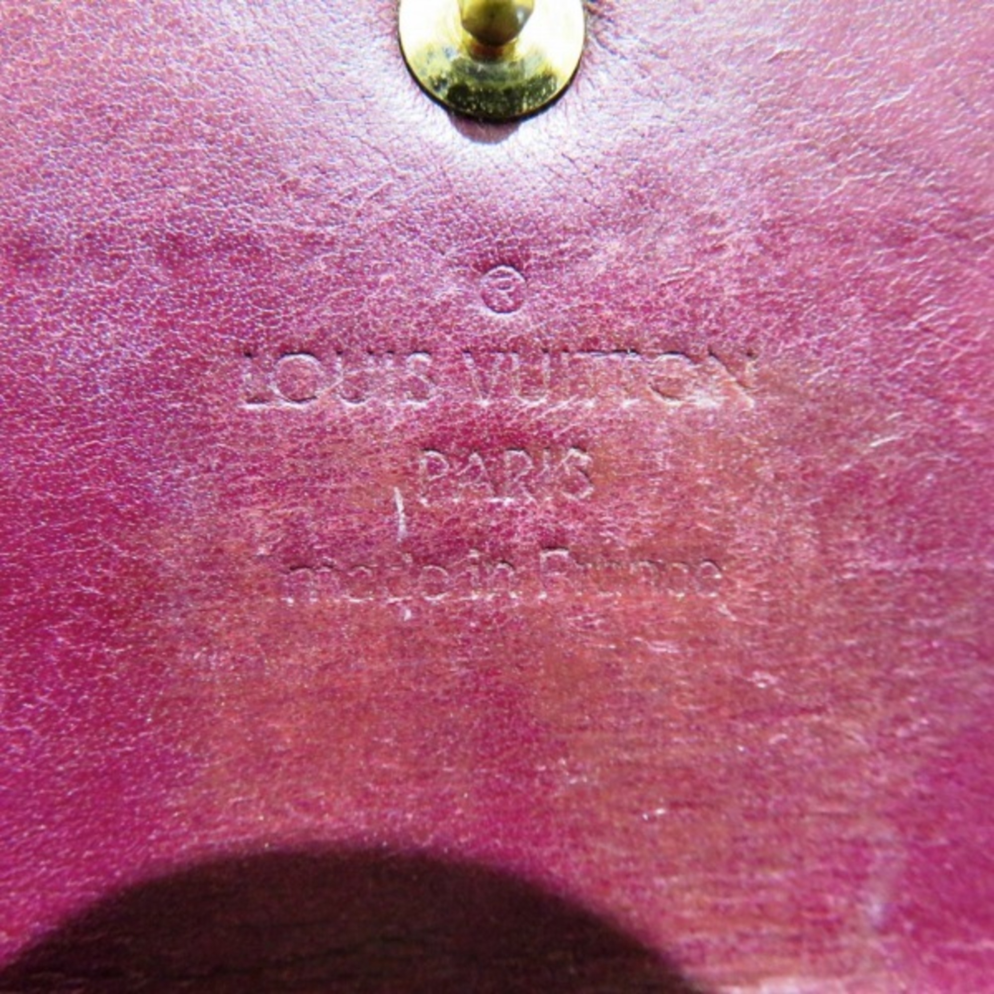 Louis Vuitton Monogram Vernis Portefeuille Sarah M93577 Wallet Long Women's