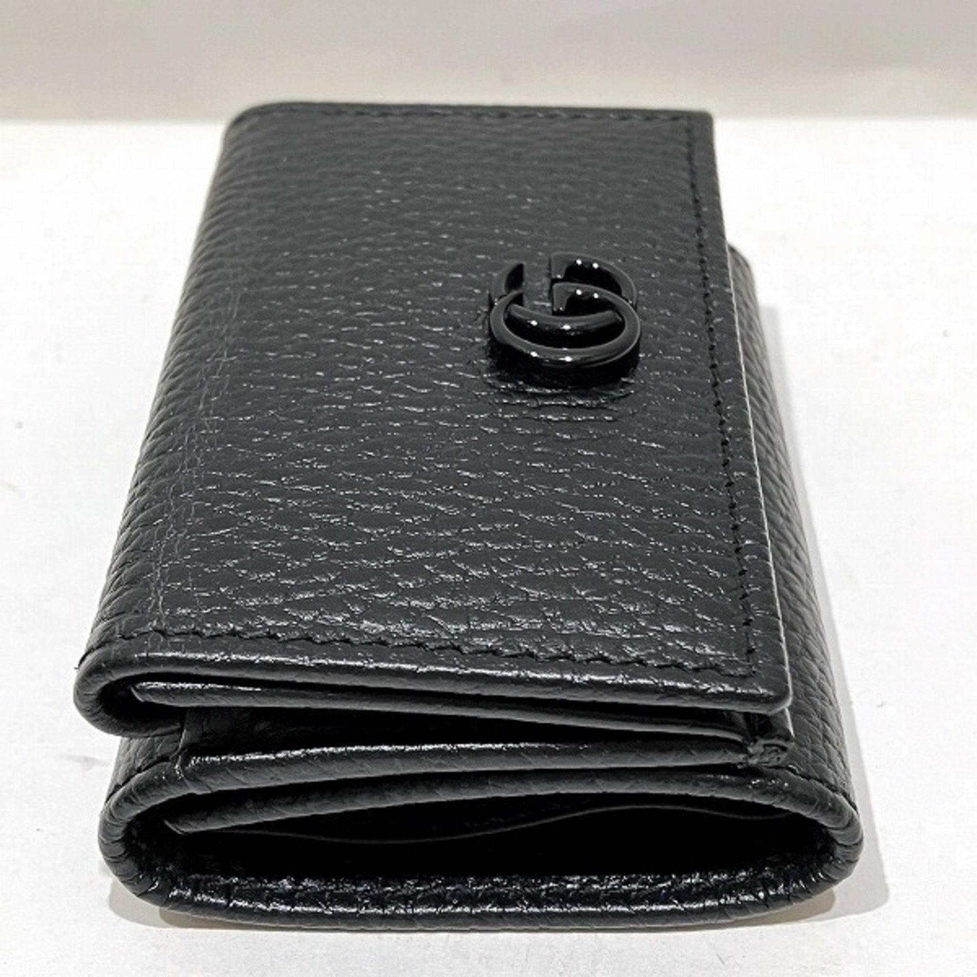 GUCCI Double G Wallet 735212 17WEF 1000 Trifold Ladies